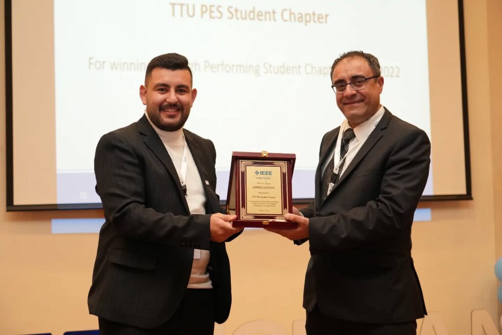 IEEE TTU PES Wins the Chapter Award 2022! 🌟🏆